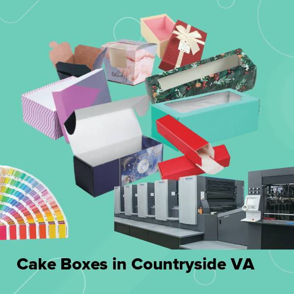 Cake boxes in countryside va
