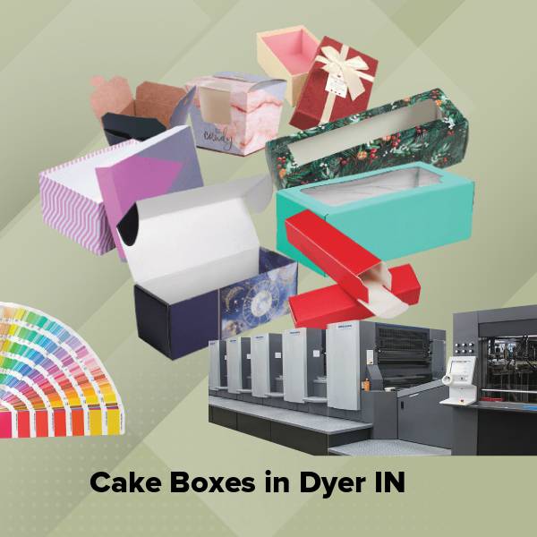 Cake boxes in dyer in