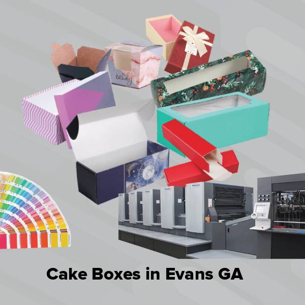 Cake boxes in evans ga