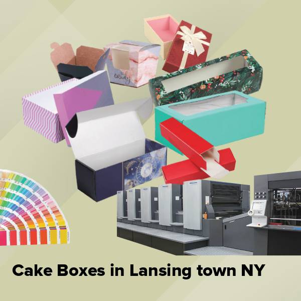 Cake boxes in lansing town ny