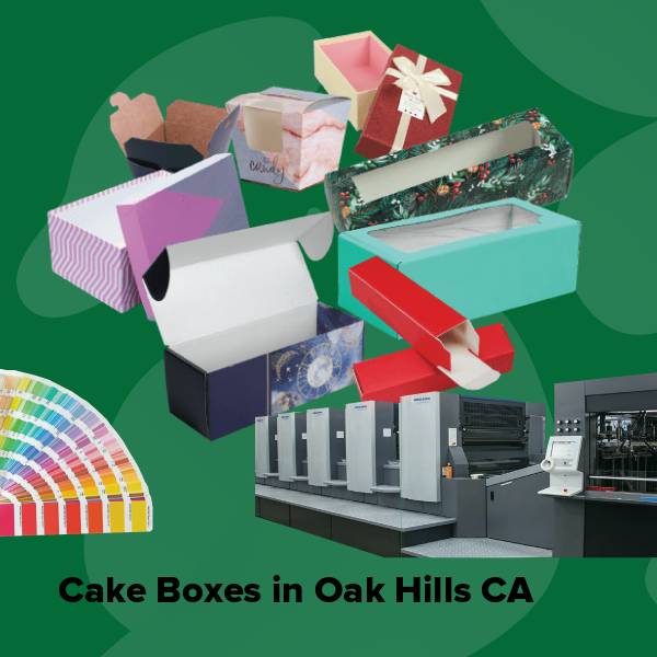 Cake boxes in oak hills ca