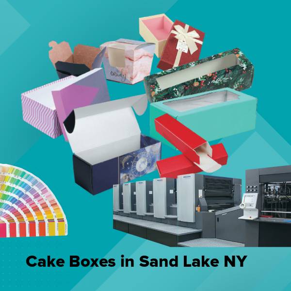 Cake boxes in sand lake ny