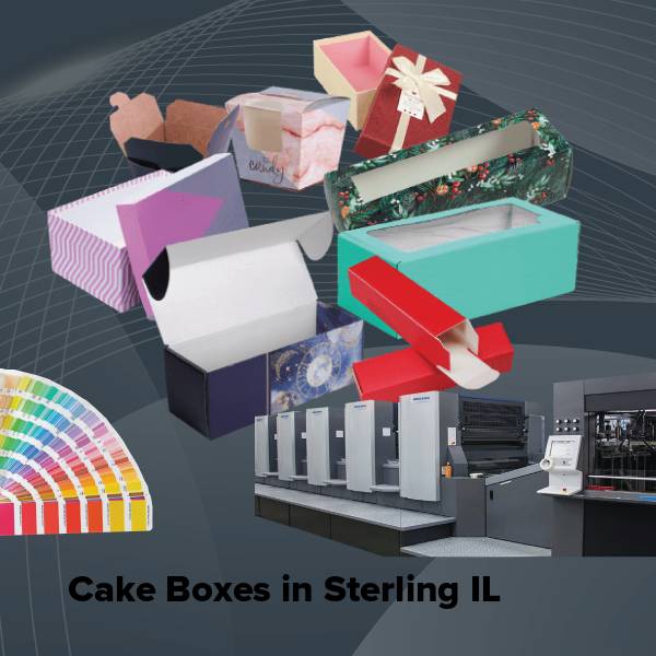 Cake boxes in sterling il