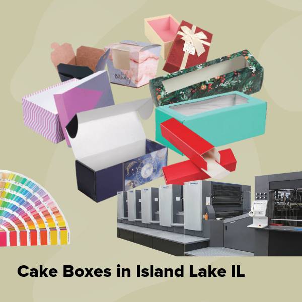 Cake boxes in island lake il