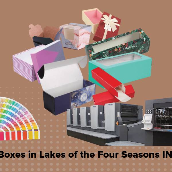 Cake boxes in lakes of the four seasons in