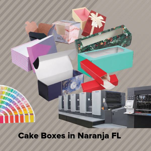 Cake boxes in naranja fl