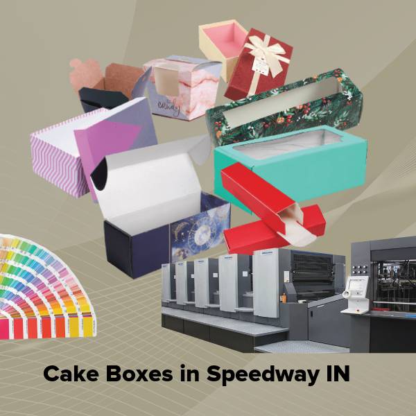 Cake boxes in speedway in