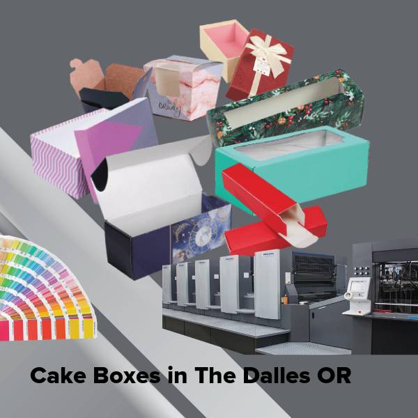 Cake boxes in the dalles or