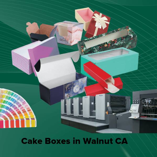Cake boxes in walnut ca