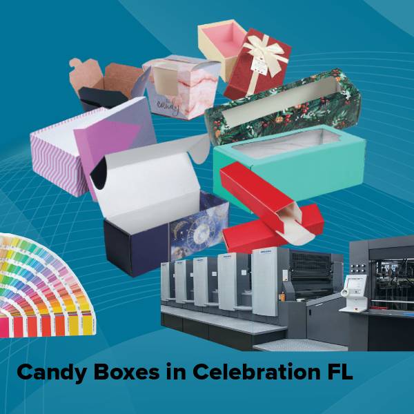 Candy boxes in celebration fl