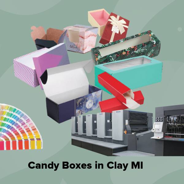 Candy boxes in clay mi