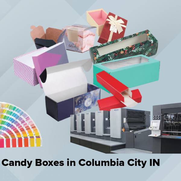 Candy boxes in columbia city in