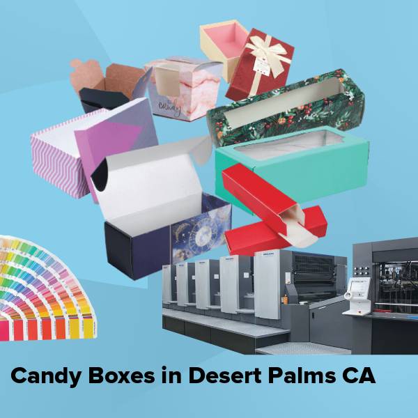 Candy boxes in desert palms ca