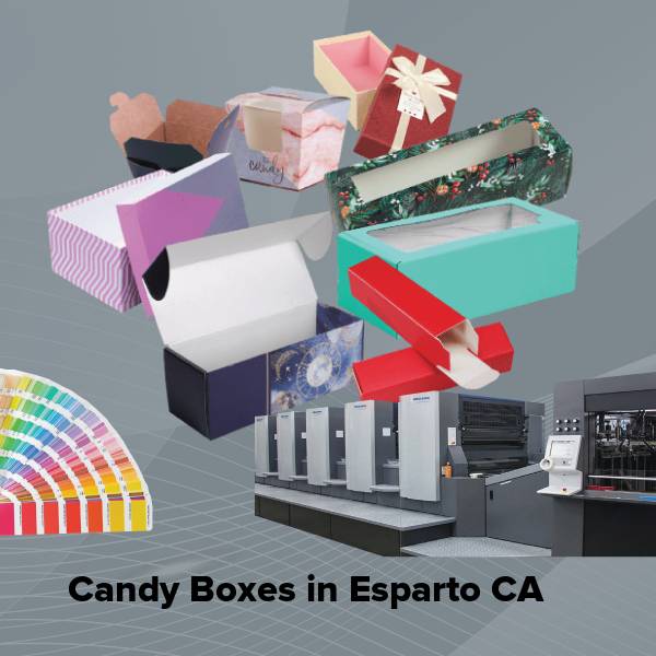 Candy boxes in esparto ca