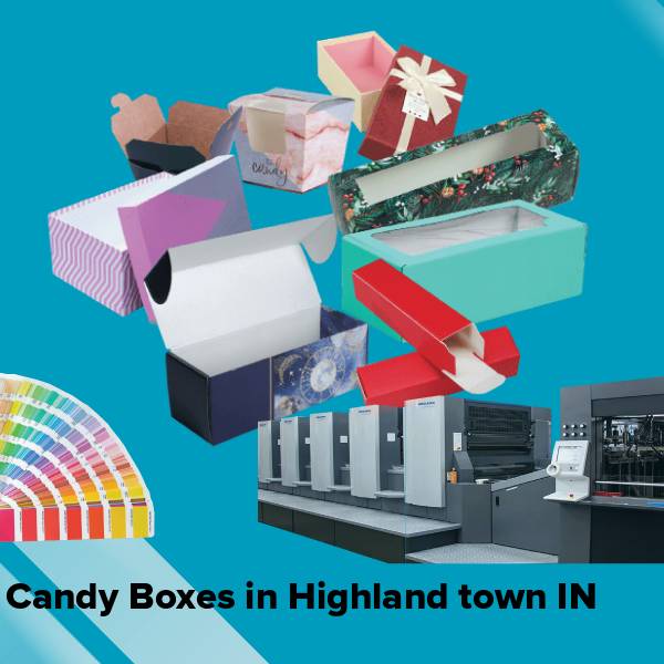 Candy boxes in highland town in