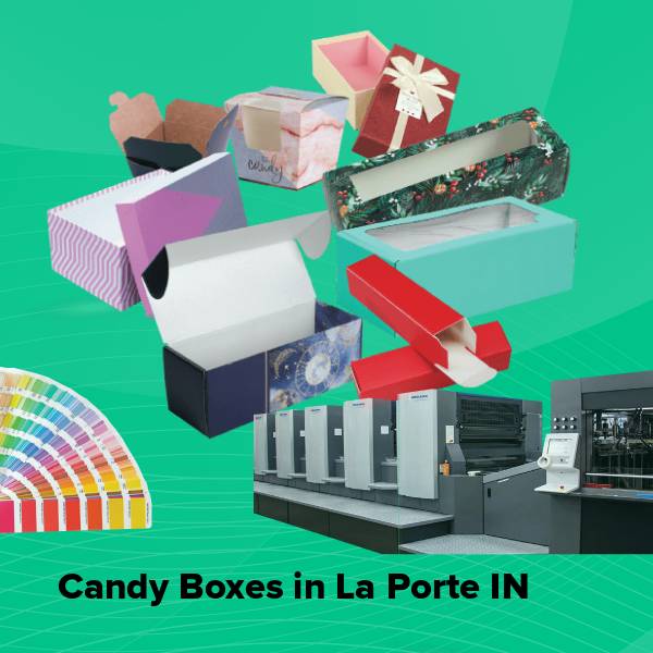 Candy boxes in la porte in