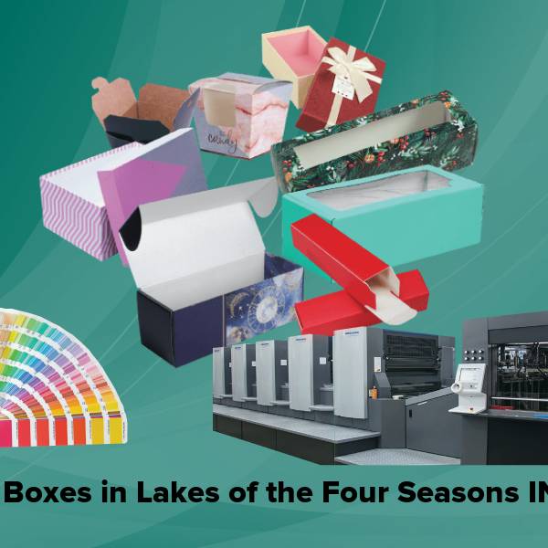 Candy boxes in lakes of the four seasons in