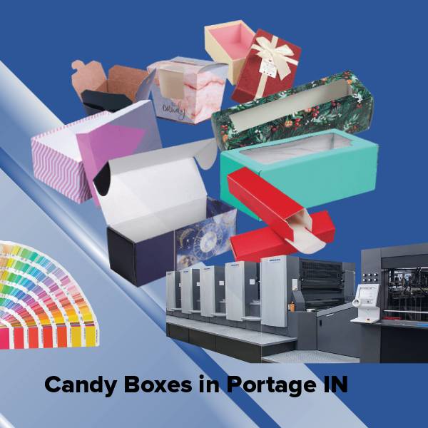 Candy boxes in portage in
