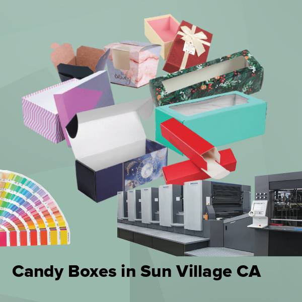Candy boxes in sun village ca