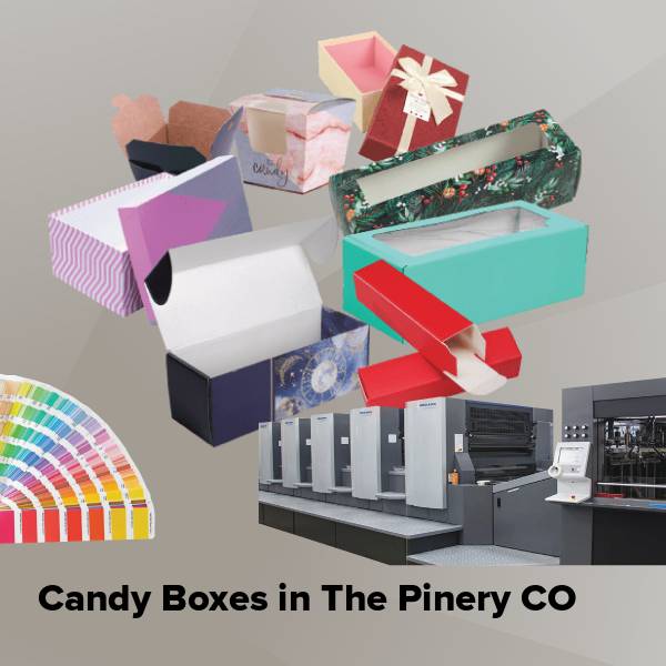 Candy boxes in the pinery co