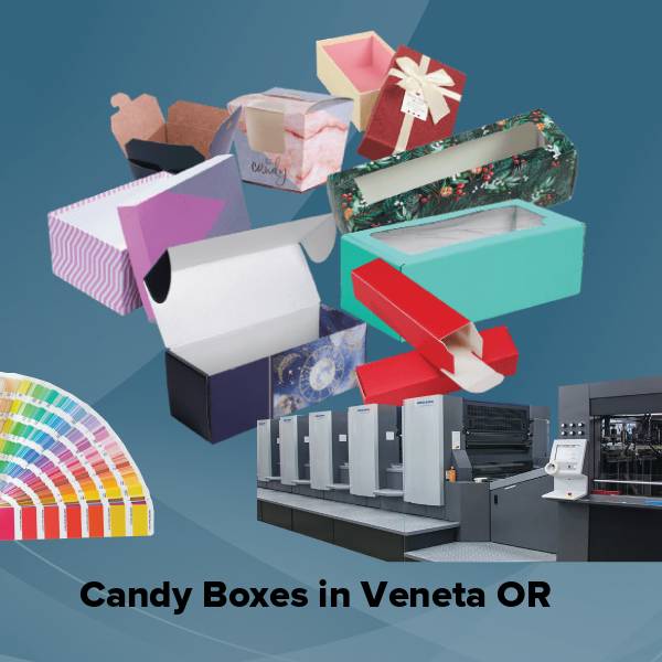 Candy boxes in veneta or