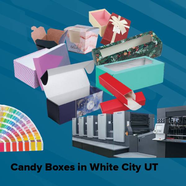 Candy boxes in white city ut