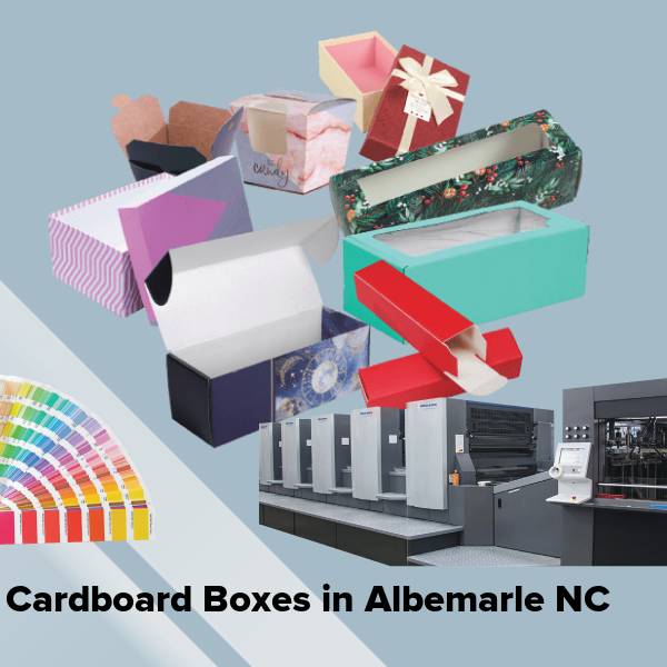 Cardboard boxes in albemarle nc