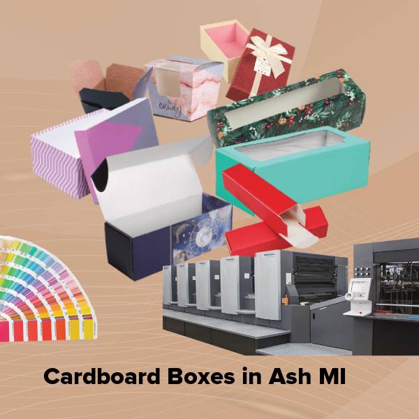 Cardboard boxes in ash mi