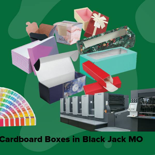 Cardboard boxes in black jack mo