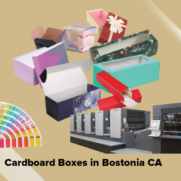 Cardboard boxes in bostonia ca