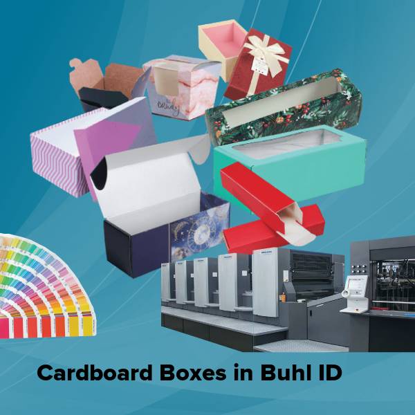 Cardboard boxes in buhl id