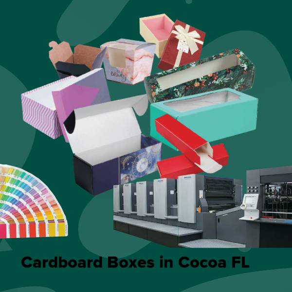 Cardboard boxes in cocoa fl