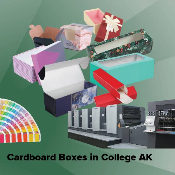Cardboard boxes in college ak