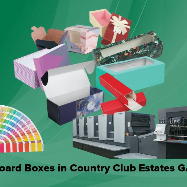 Cardboard boxes in country club estates ga
