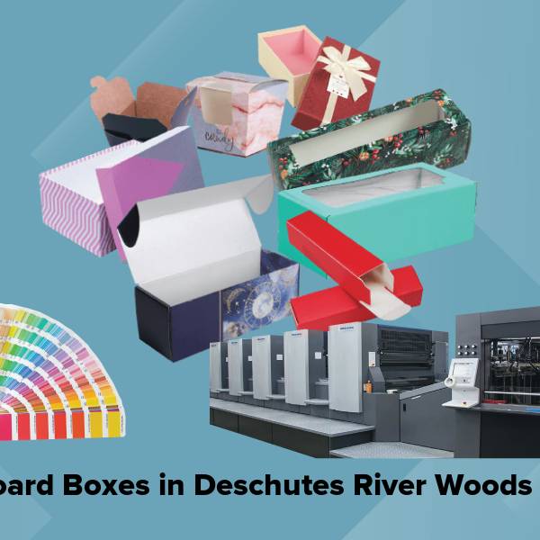 Cardboard boxes in deschutes river woods or