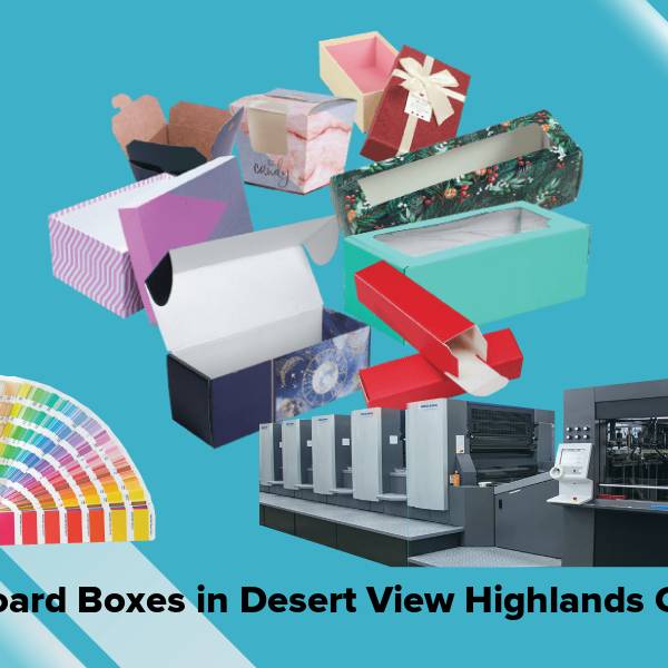 Cardboard boxes in desert view highlands ca