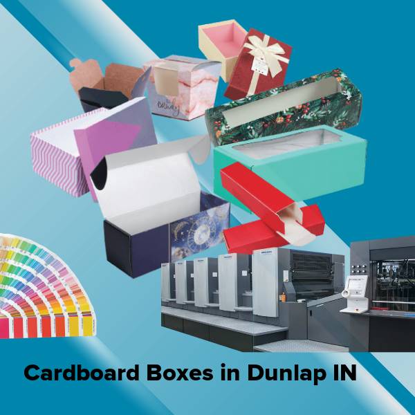 Cardboard boxes in dunlap in