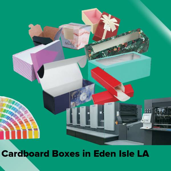 Cardboard boxes in eden isle la