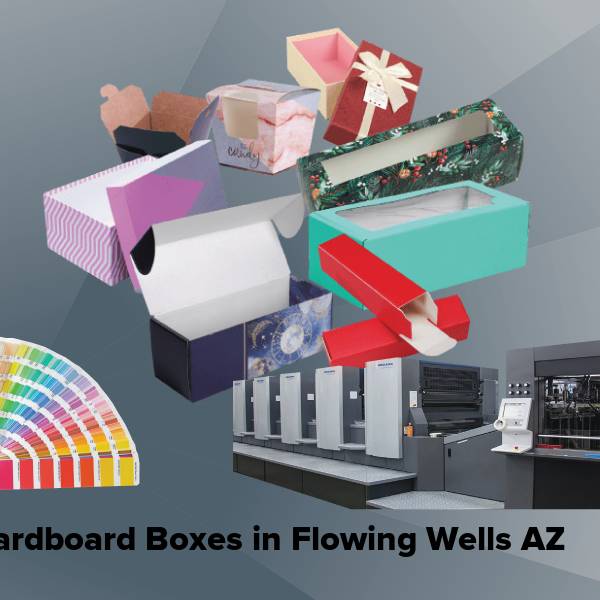 Cardboard boxes in flowing wells az