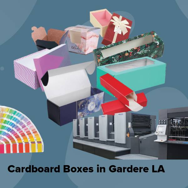 Cardboard boxes in gardere la