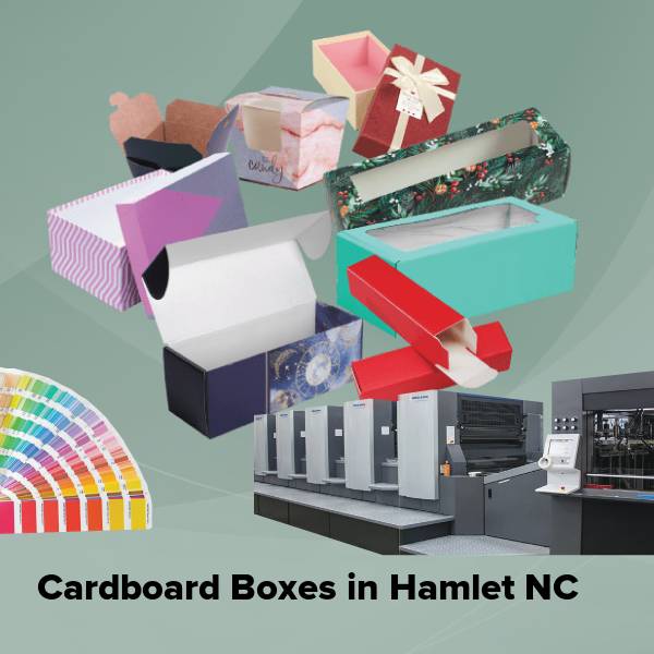 Cardboard boxes in hamlet nc