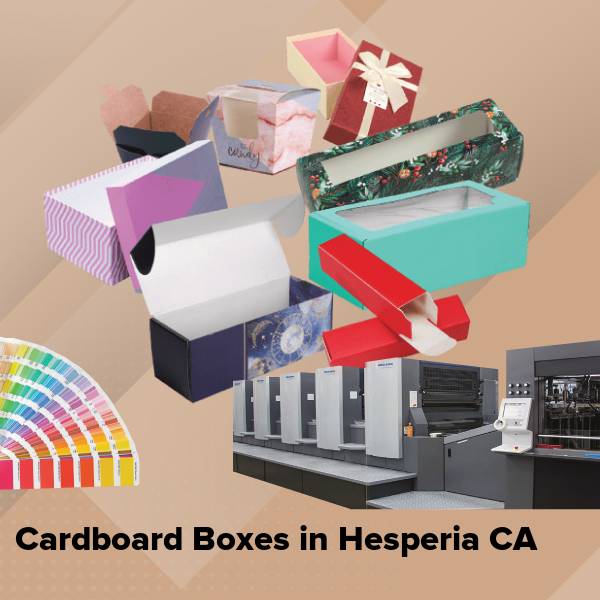 Cardboard boxes in hesperia ca