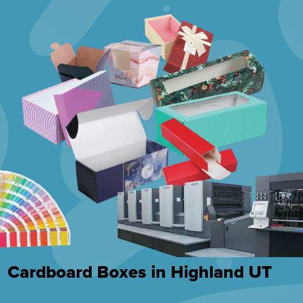 Cardboard boxes in highland ut