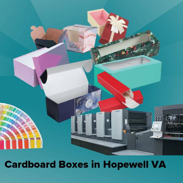 Cardboard boxes in hopewell va