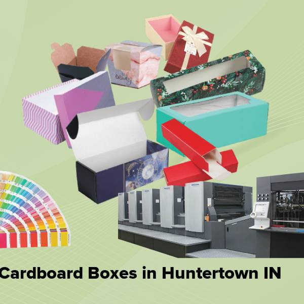 Cardboard boxes in huntertown in