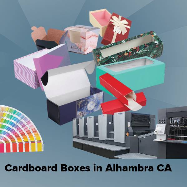 Cardboard boxes in alhambra ca
