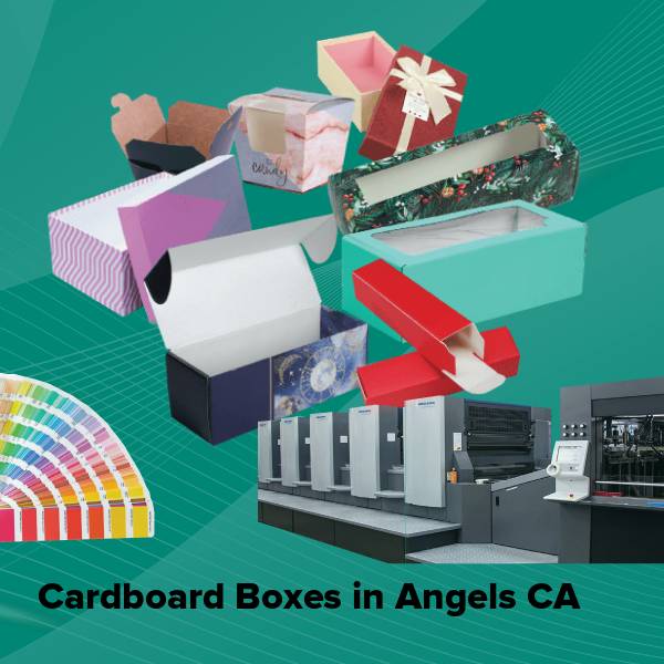Cardboard boxes in angels ca