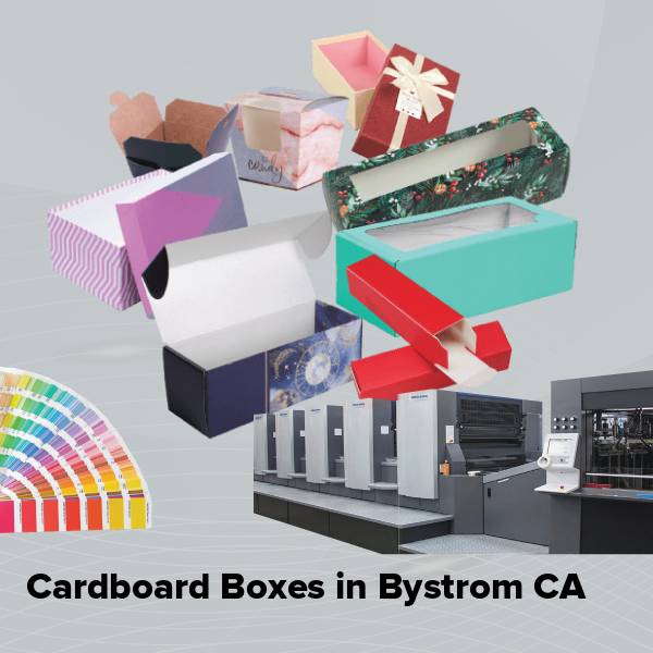 Cardboard boxes in bystrom ca