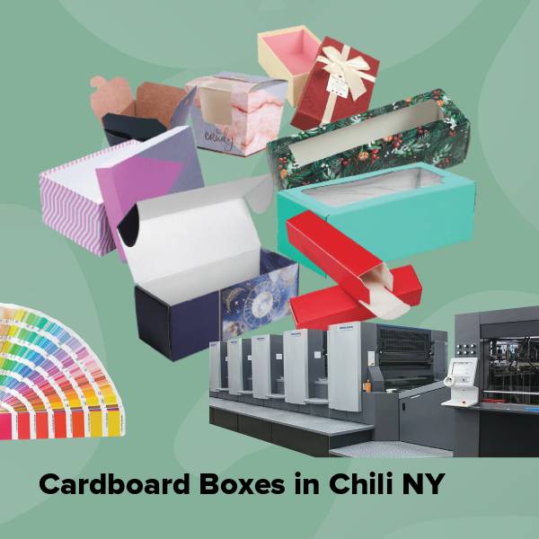 Cardboard boxes in chili ny