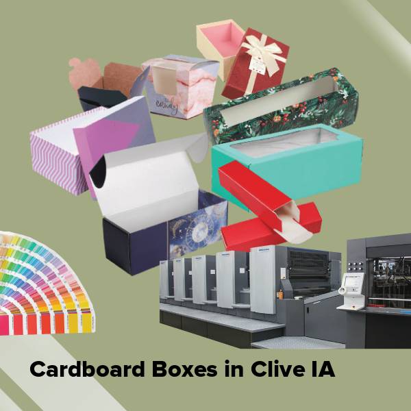 Cardboard boxes in clive ia